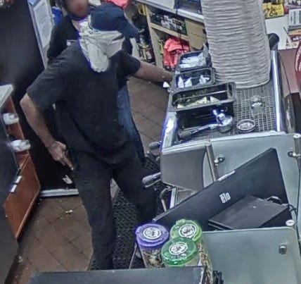 Chesterfield Police looking for a suspect who robbed the Sheetz on Providence Road early Thursday morning. (Photo Credit: Chesterfield Police)
