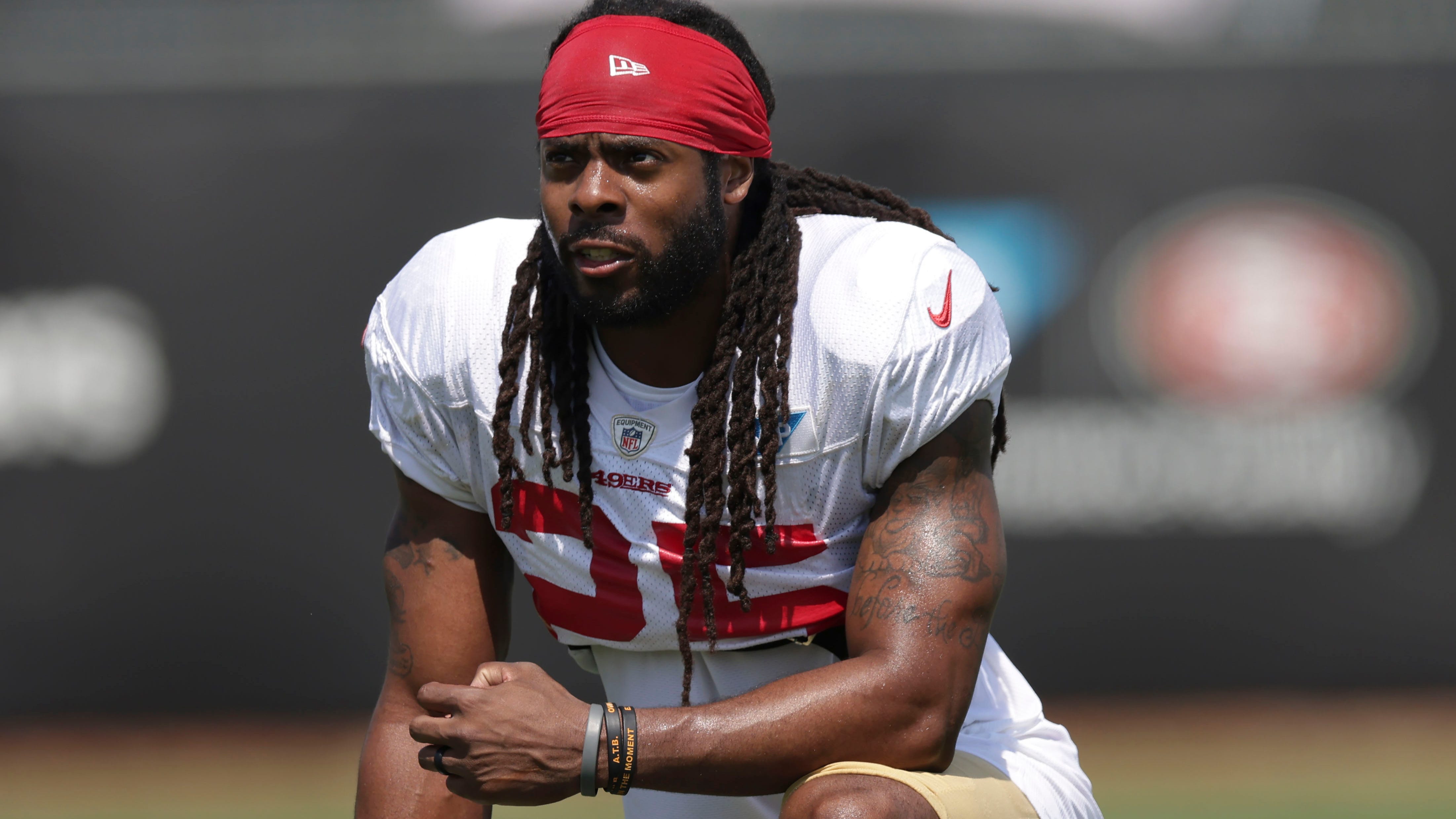Richard Sherman booked for 'Burglary Domestic Violence,' denied bail