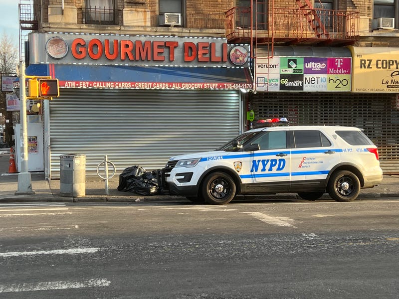Police continued to patrol the shooting scene on Dec. 29, 2022