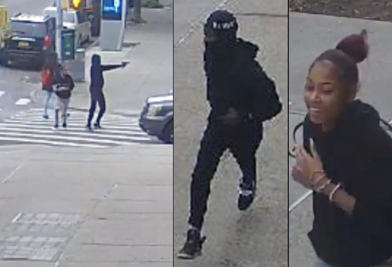Police are searching for a male and female after a shooting wounded a teen in the Claremont section of the Bronx on Sunday evening