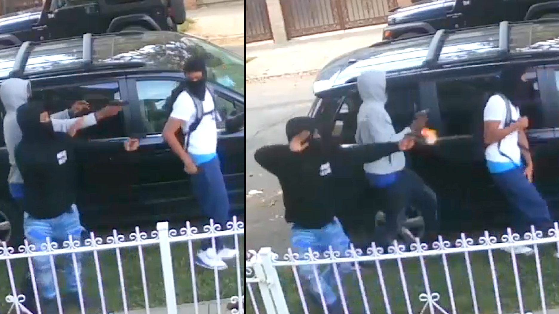 VIDEO: Teens shoot, wound boy on Queens street; 4 sought