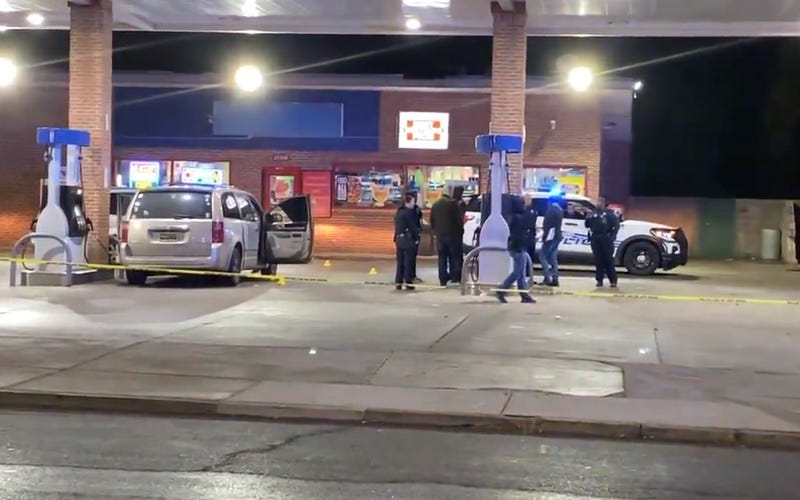 Detroit police officers are investigating the scene of a shooting that led to at least one death on the city's west side Friday morning.