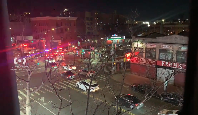 Police respond after an 18-year-old was shot and killed in the Bronx early Sunday morning.