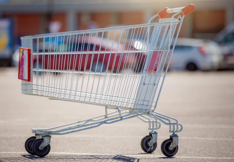 cart in parking lot