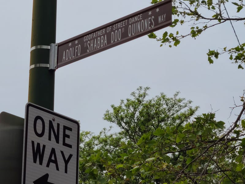 street sign honoring Shabba Doo