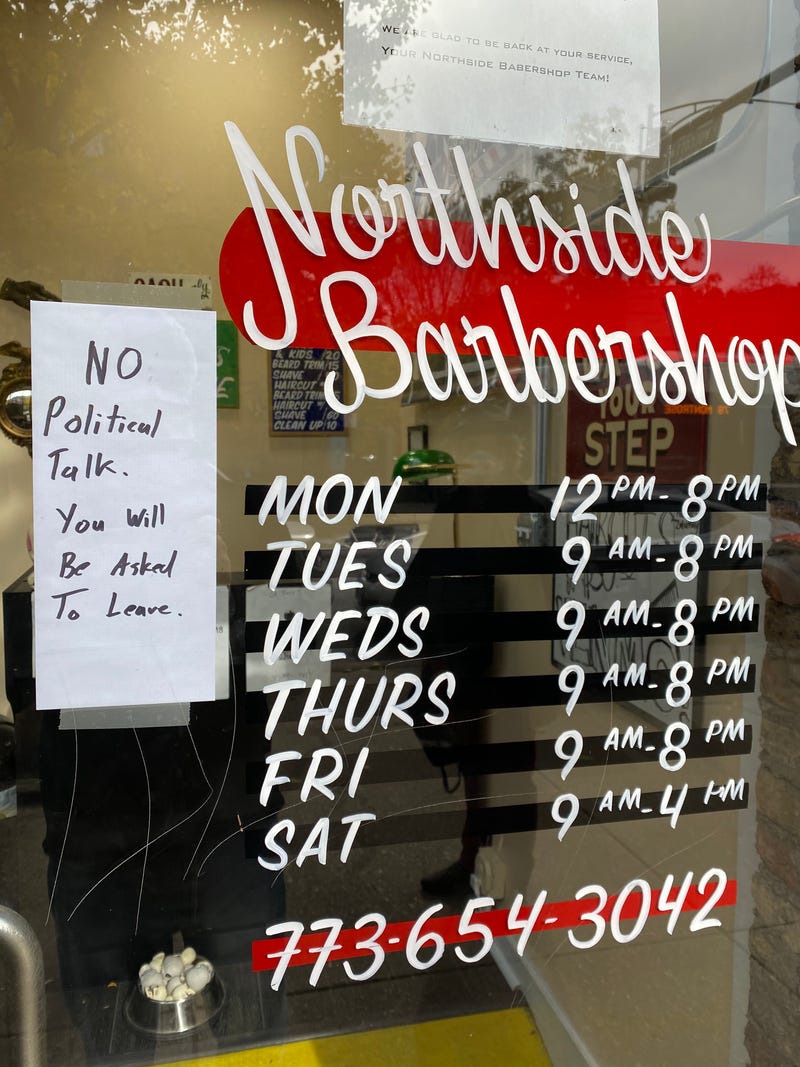 Barbershop no politics 