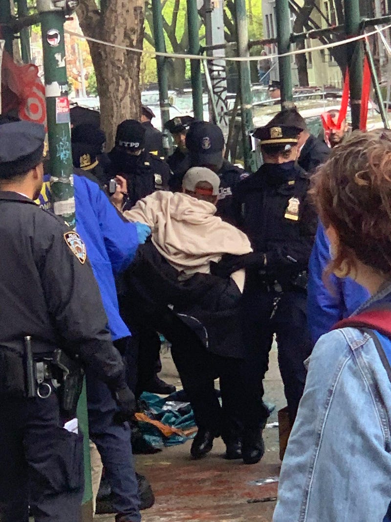 Police arrest 8 at seventh sweep of East Village homeless encampment