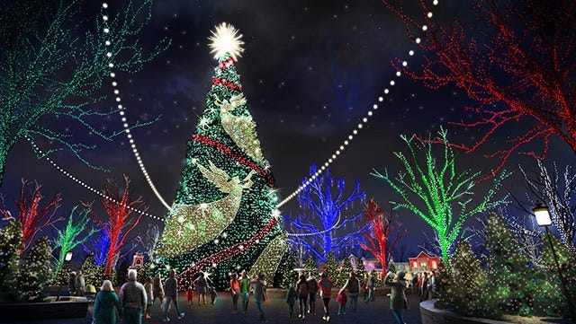 New Christmas Tree coming to Silver Dollar City in 2019.