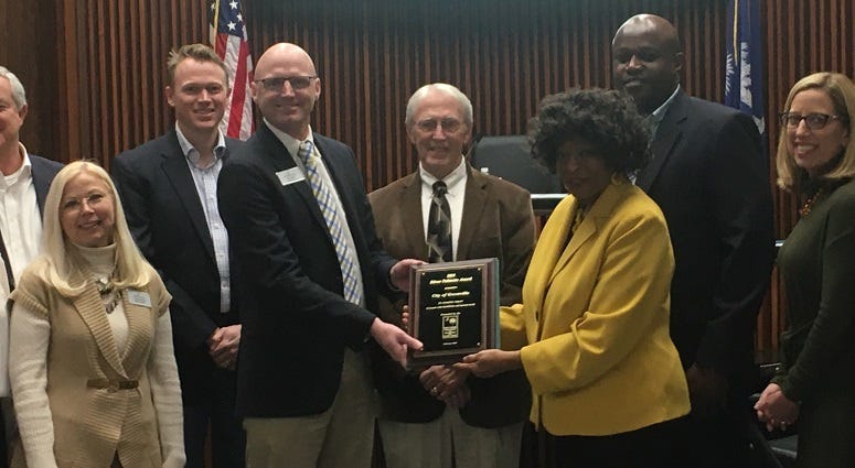 Thrive Upstate presented the city with the 2019 Silver Palmetto Award