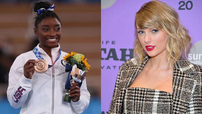 Simone Biles and Taylor Swift