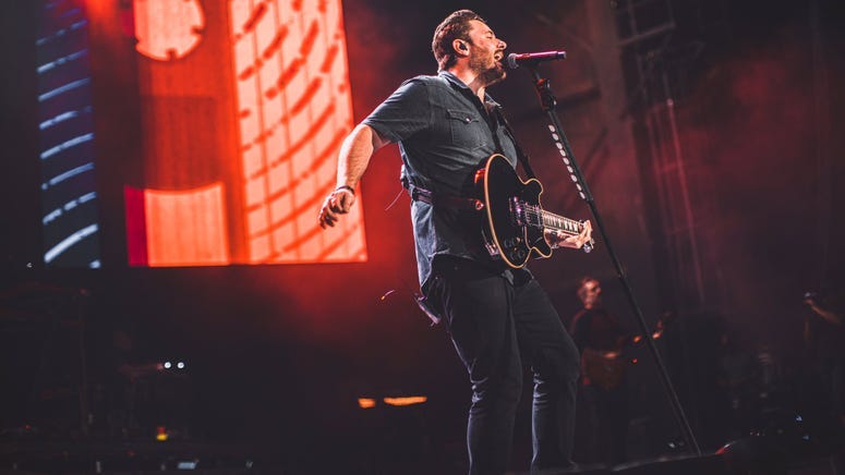 Chris Young on stage during the Raised on Country World Tour presented by USAA