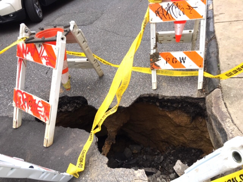 South Philly sinkhole