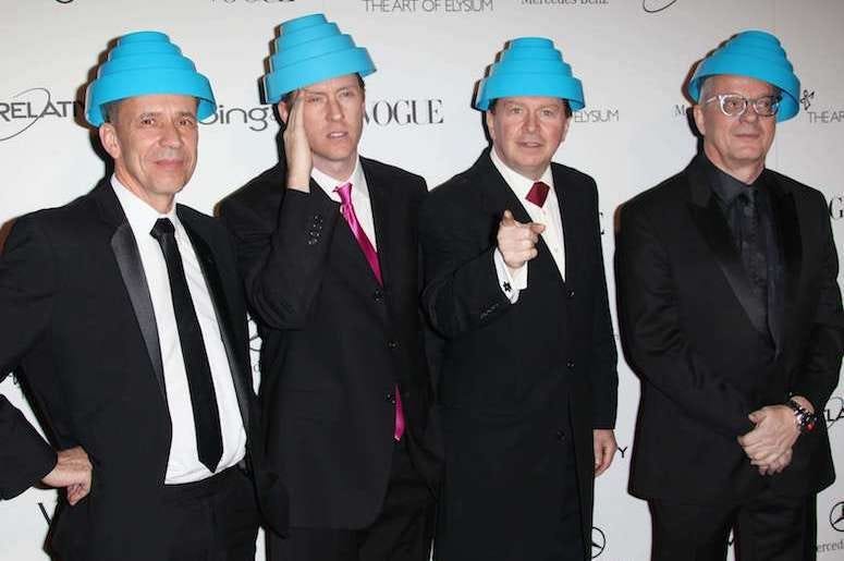 DEVO, Red Carpet, Bob Mothersbaugh, Joshe Freese, Gerald Casale, Mark Allen Mothersbaugh, Art of Elysium Heaven Gala, 2011