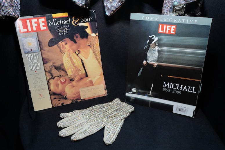 Michael Jackson, Glove, Hat, TIME Magazine, 1997