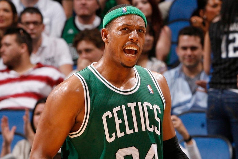 Paul Pierce, Boston Celtics, Green Uniform, 2012
