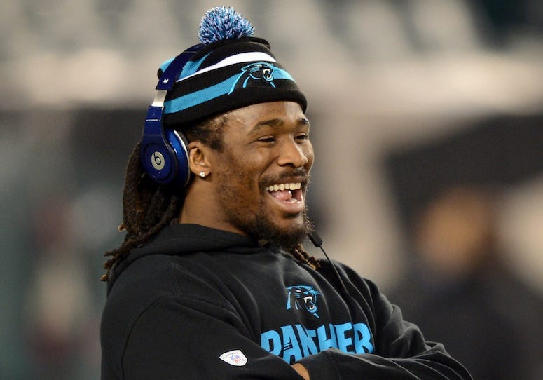 DeAngelo Williams, Carolina Panthers, Warmup, Game