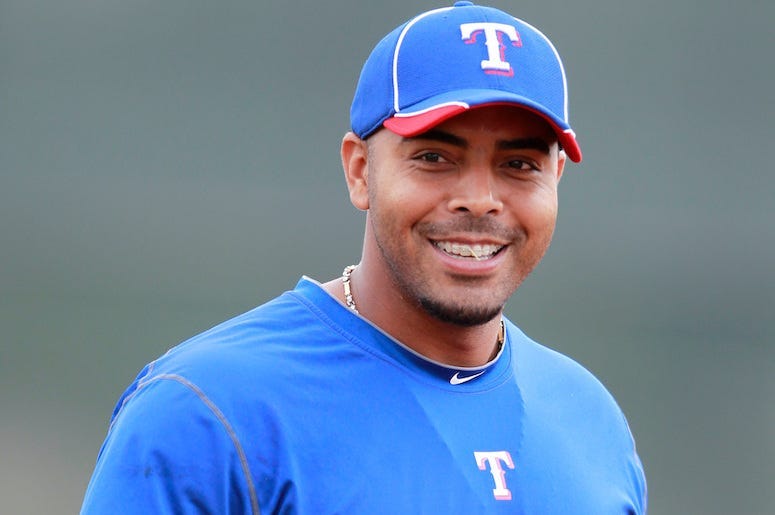 Nelson Cruz, Texas Rangers, Spring Training, Smile, 2011