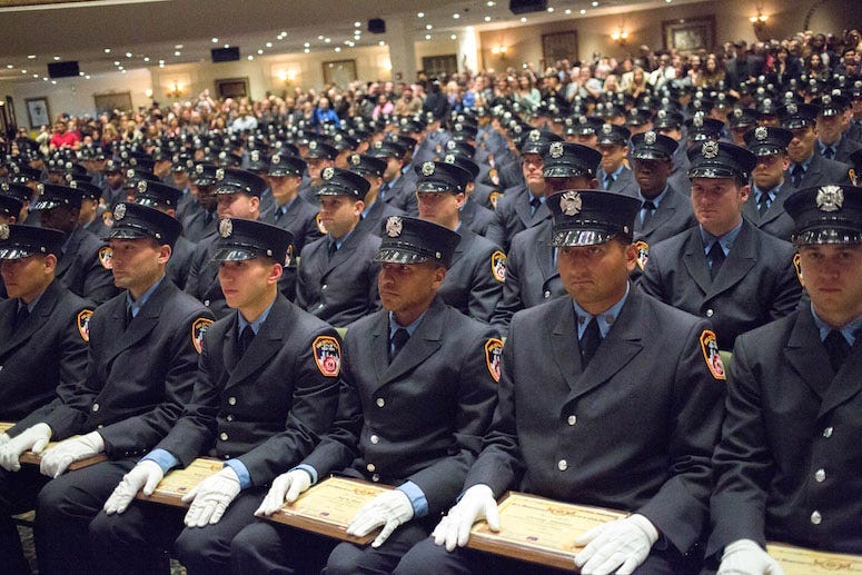 FDNY, Fire Department of New York, Firefighters, Graduation Ceremony, 2014