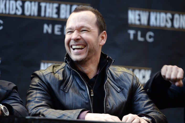 Donnie Wahlberg, Press Conference, New Kids on the Block, New York, 2015