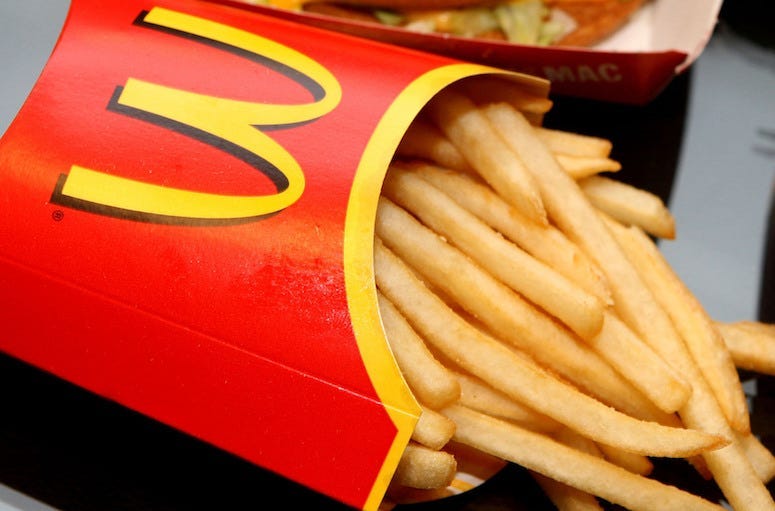 McDonald's, French Fries, Box, 2015