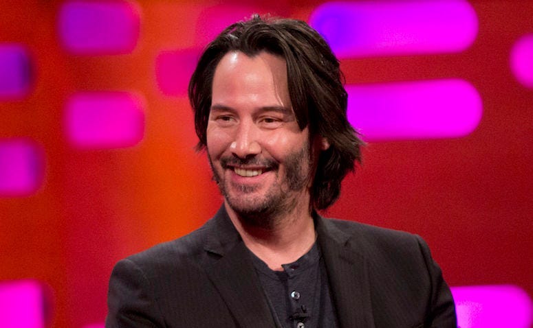 Keanu Reeves, Smiling, Graham Norton, Interview, 2017