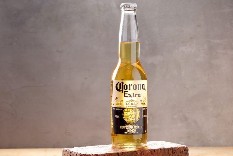 Corona Extra, Beer, Pose, Studio, Bottle