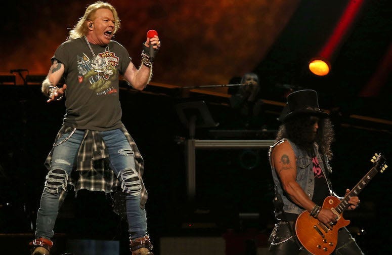 Axl Rose, Slash, Guns N Roses, Concert, Madison Square Garden, 2017