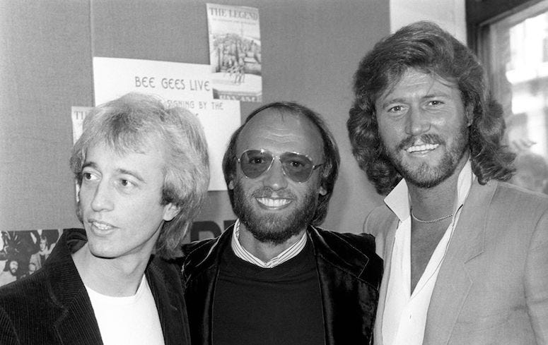 Bee Gees, Robin Gibb, Maurice Gibb, Barry Gibb,1983