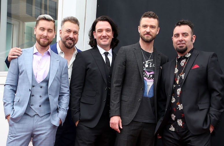 NSYNC, Lance Bass, Joey Fatone, JC Chasez, Justin Timberlake, Chris Kirkpatrick, Star, Hollywood, Walk of Fame