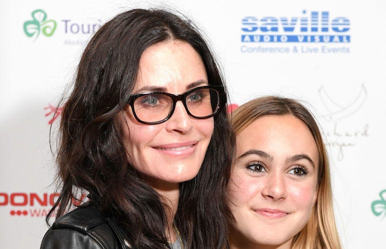 Courteney Cox, Coco Arquette, Red Carpet, Pose, Glasses, 2018