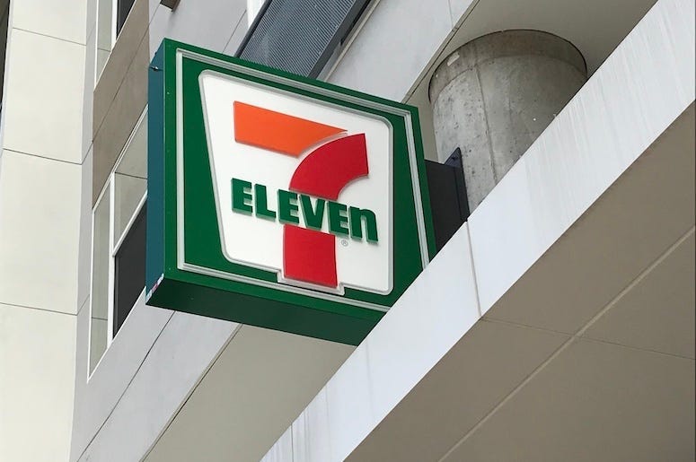 7-Eleven, Sign, Storefront, Logo