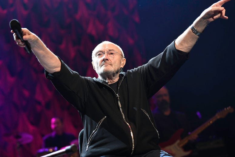 Phil Collins, Concert, Arms Extended, Dreaming on the Beach, 2018