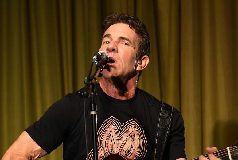 Dennis Quaid, Singing, Guitar, Dennis Quaid and the Sharks, Album Release Party, 2018