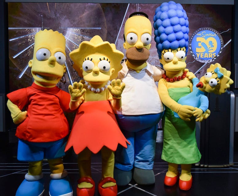 The Simpsons, Costumed Characters, 30th Anniversary, 2018