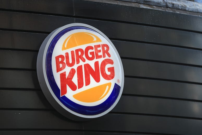 Burger King, Sign, Wall, Logo, Restaurant, Exterior, London