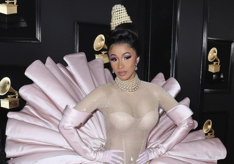 Cardi B, 61st Grammy Awards, Red Carpet, 2019