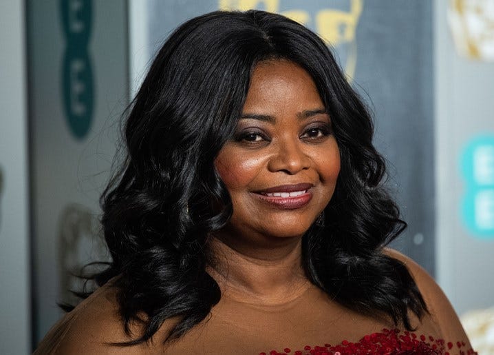 2/11/2019 - Octavia Spencer attending 72nd British Academy Film Awards, Arrivals, Royal Albert Hall, London. 10th February 2019 