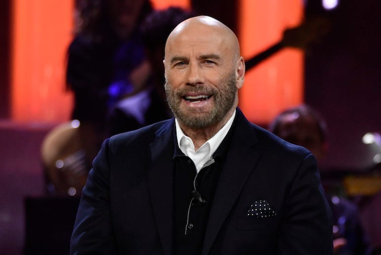 John Travolta, Bald, Talking, Sanremo Young, 2019