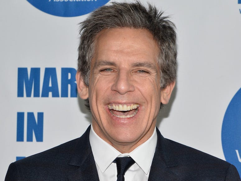 ben stiller, subway, woman, excited, new york