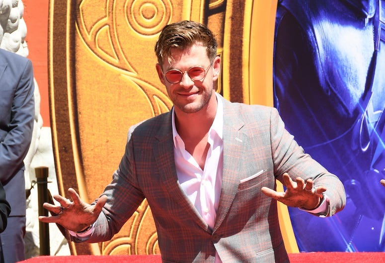 Chris Hemsworth, Avengers: Endgame, TCL Chinese Theatre, Handprint Ceremony, 2019