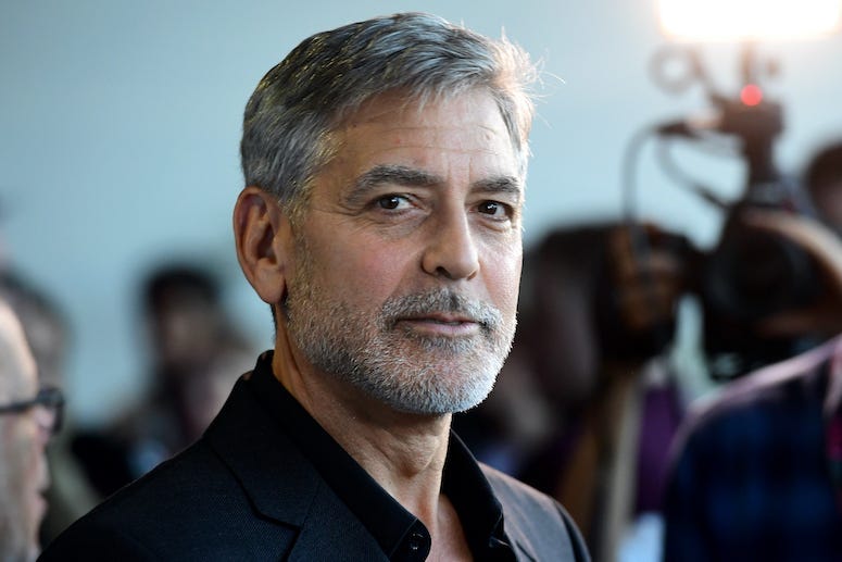 George Clooney, Red Carpet, Beard, Catch-22 UK Premiere, 2019