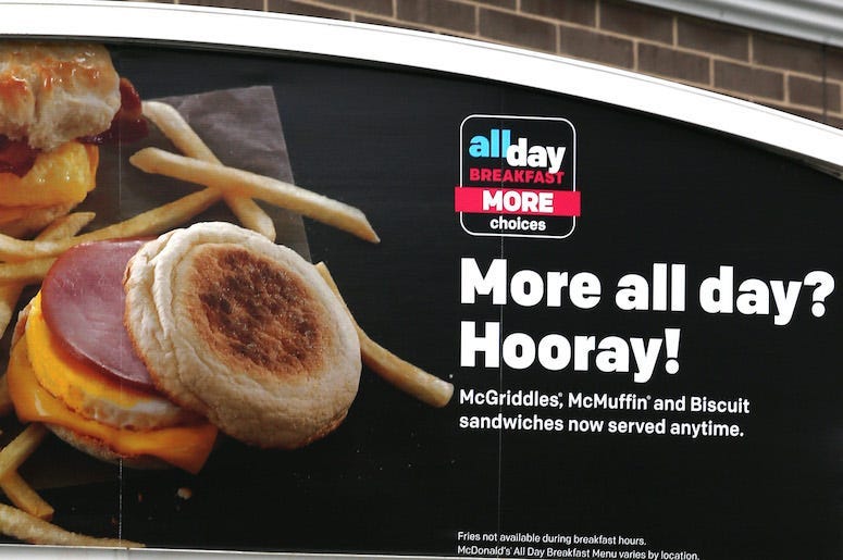 McDonald's, All-Day Breakfast, Poster
