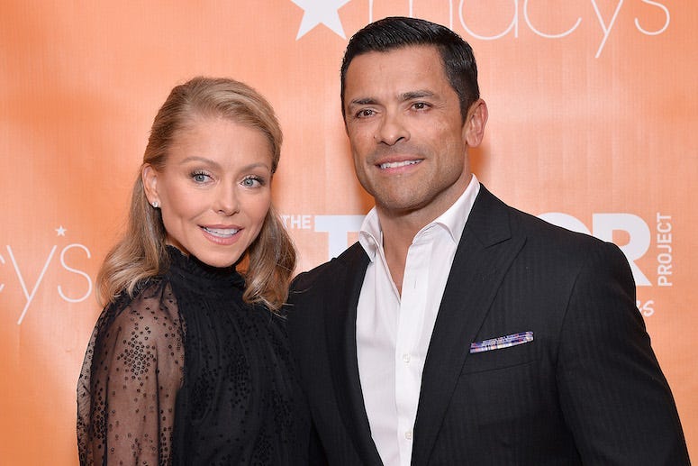 Kelly Ripa, Mark Consuelos, Red Carpet, The Trevor Project at Cipriani Wall Street, 2019