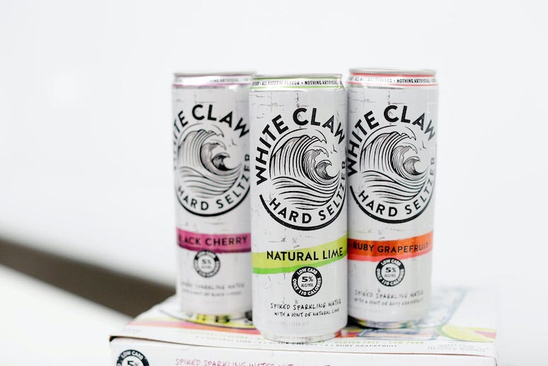 White Claw, Cans, Pose, White Background