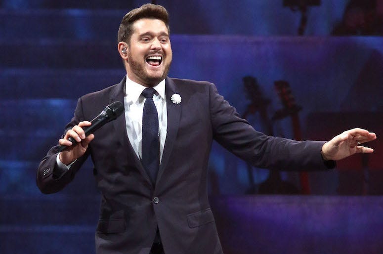 Michael Buble, Concert, Singing, Madison Square Garden, 2019