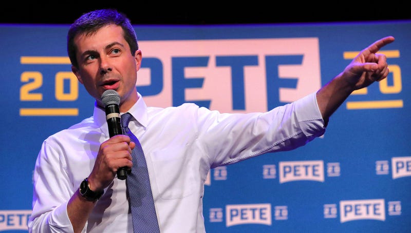 Democratic presidential candidate Pete Buttigieg