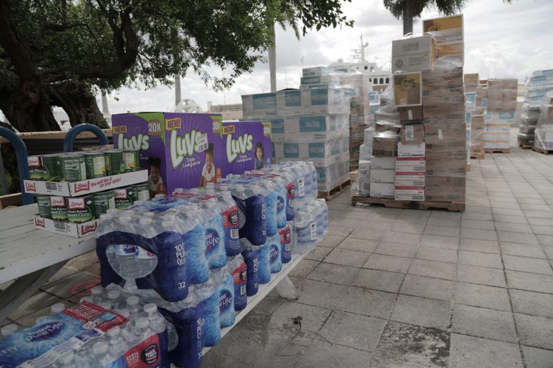 Hurricane relief supplies