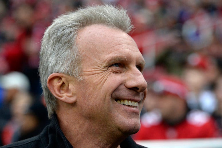 Joe Montana, Smile, San Francisco 49ers, Pregame, 2015