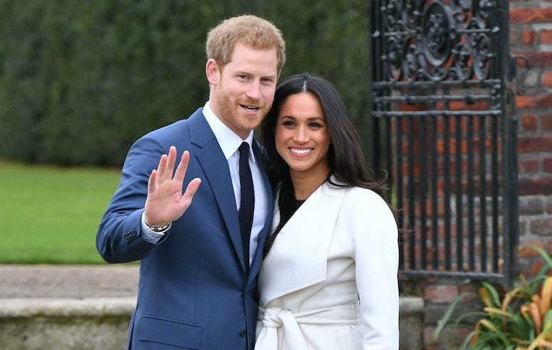 Prince Harry, Meghan Markle, Sunken Garden, Kensington Palace, 2019