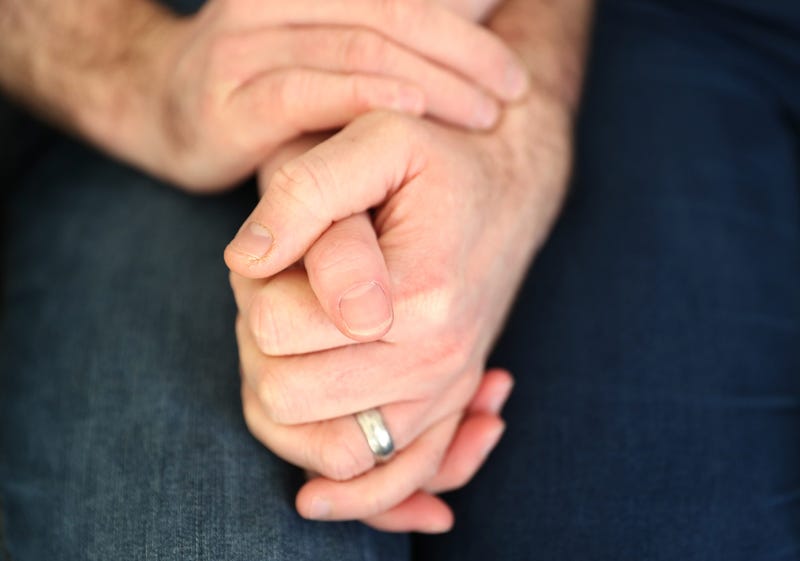 holding hands